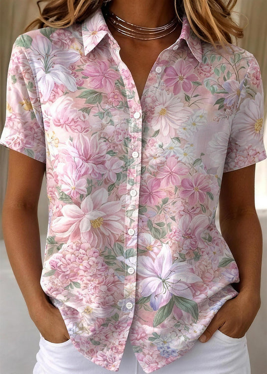 Women's Floral Button Up Shirt