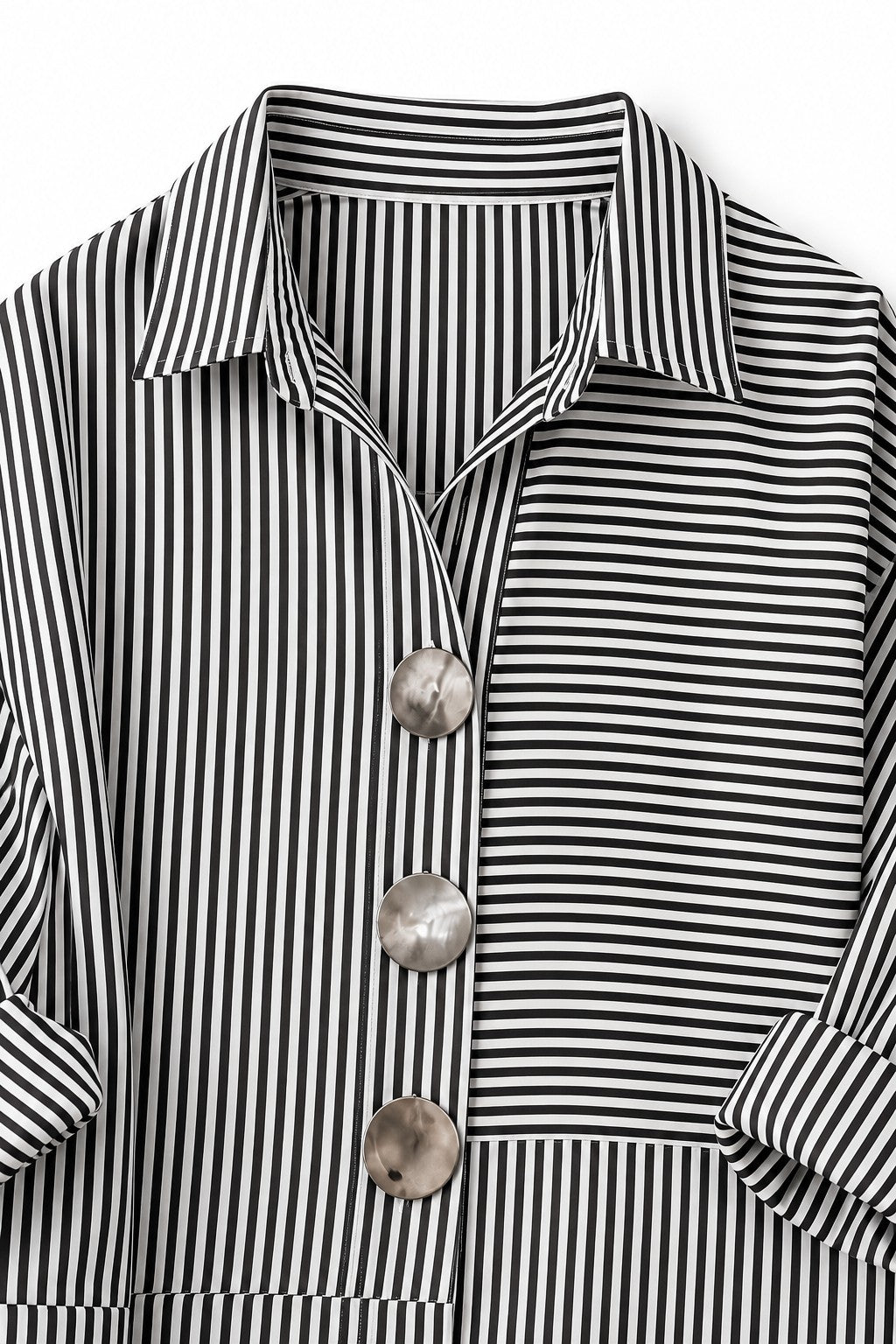Women's Striped Button Up Shirt