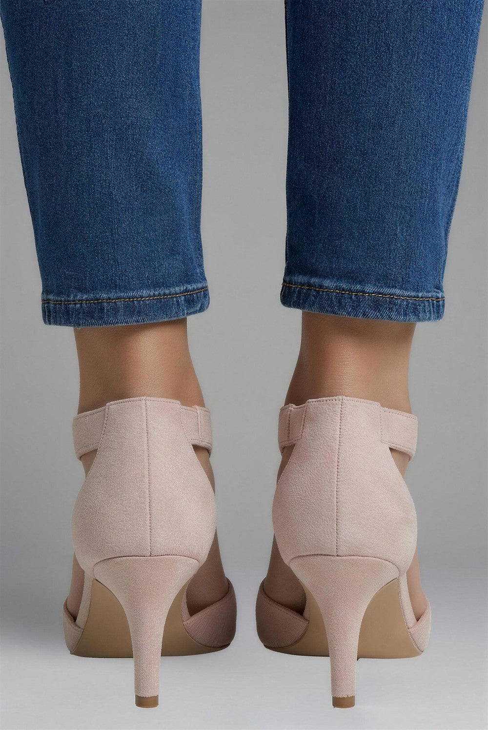 Women's Peep Toe Heeled Sandals