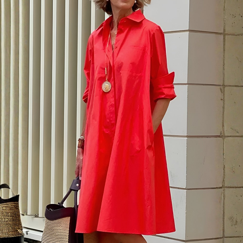 Women's Oversized Shirt Dress