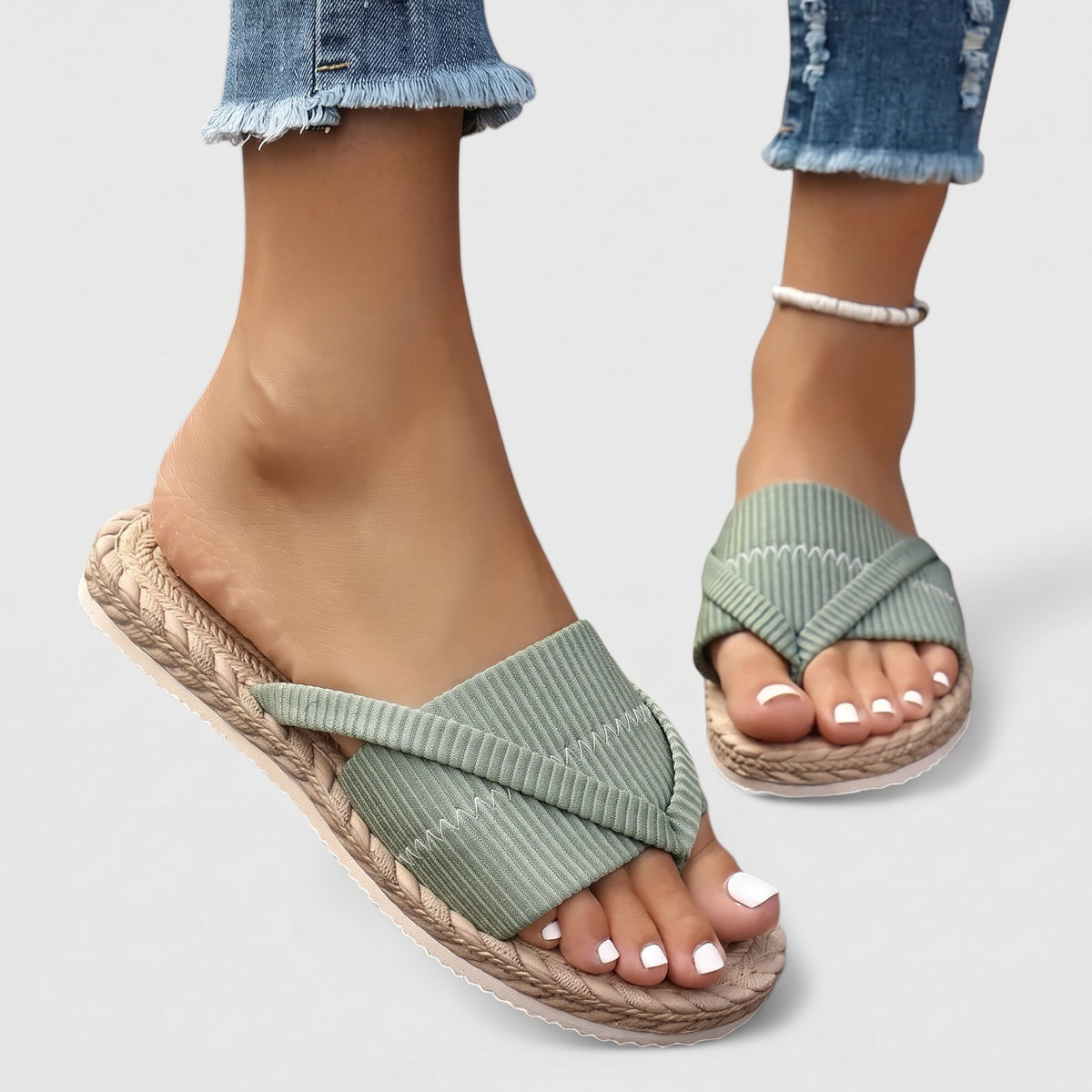 Women's Flat Espadrille Sandals