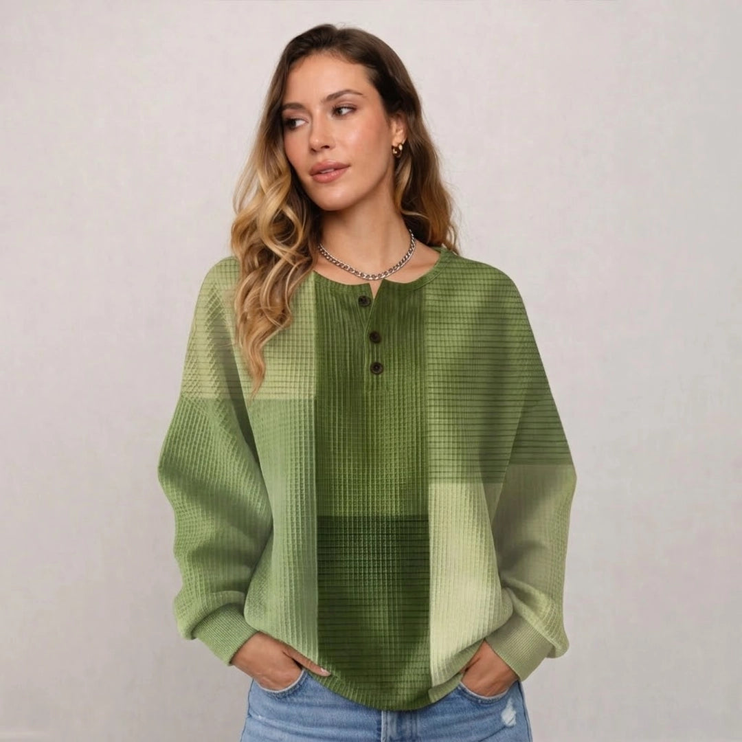 Waffelstrick Damenpullover Greta