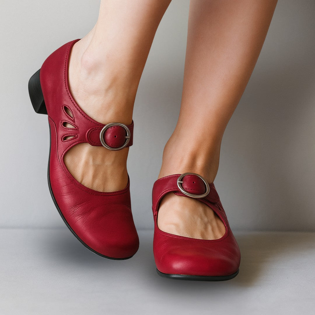 Women's Mary Jane Block Heel Shoes