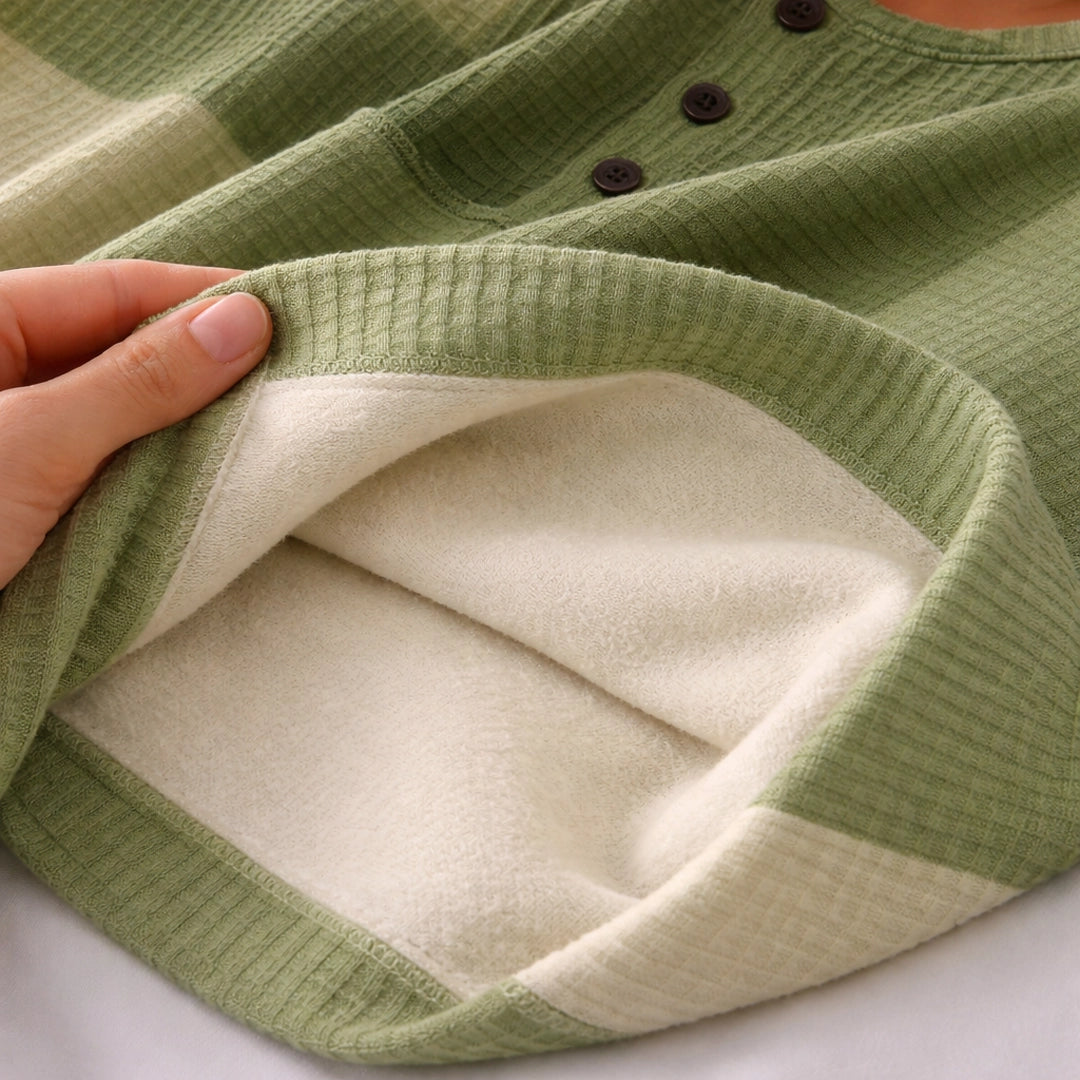 Waffelstrick Damenpullover Greta