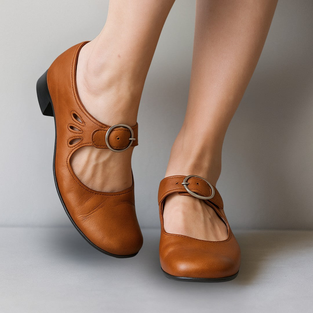 Women's Mary Jane Block Heel Shoes