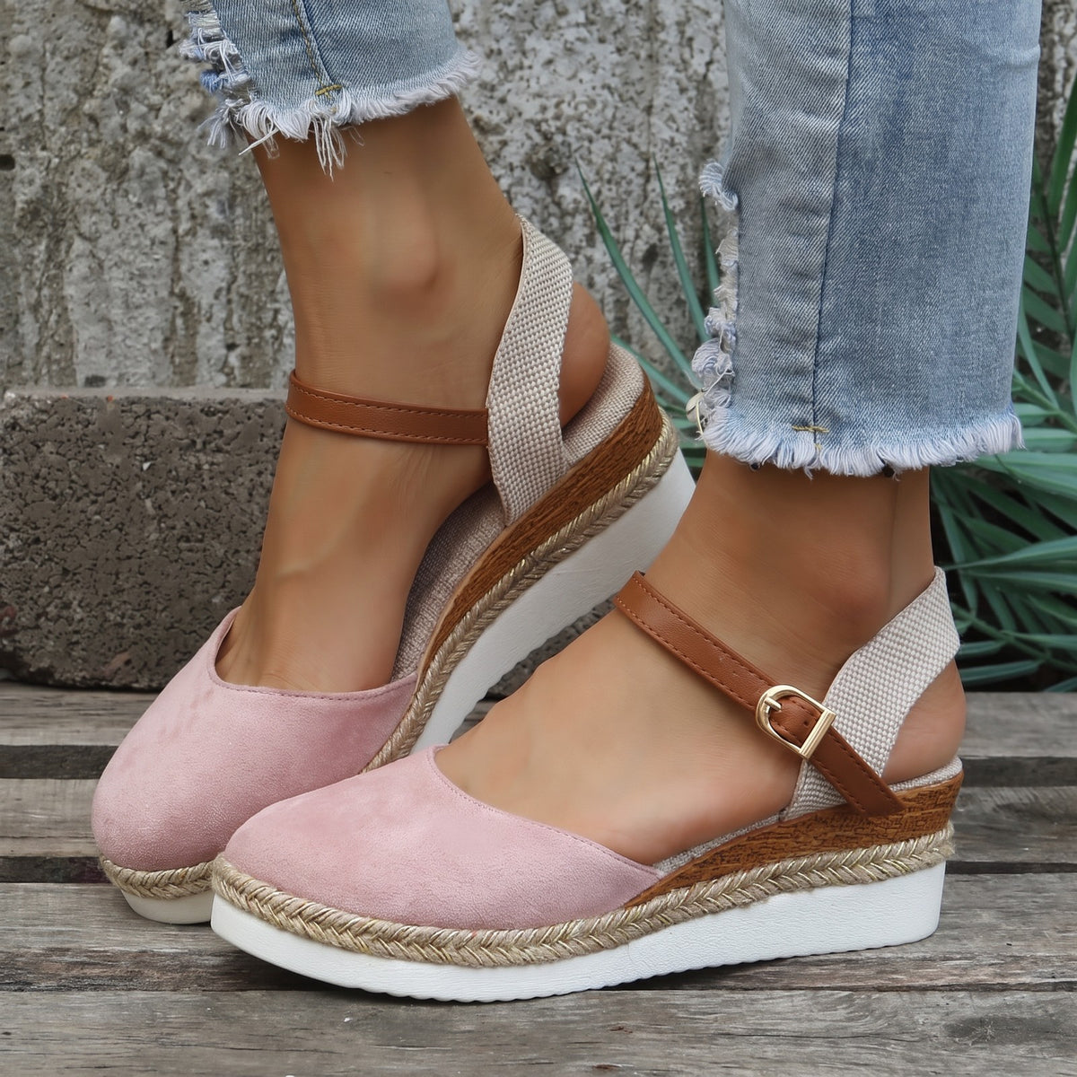 Women's Mary Jane Espadrille Wedges