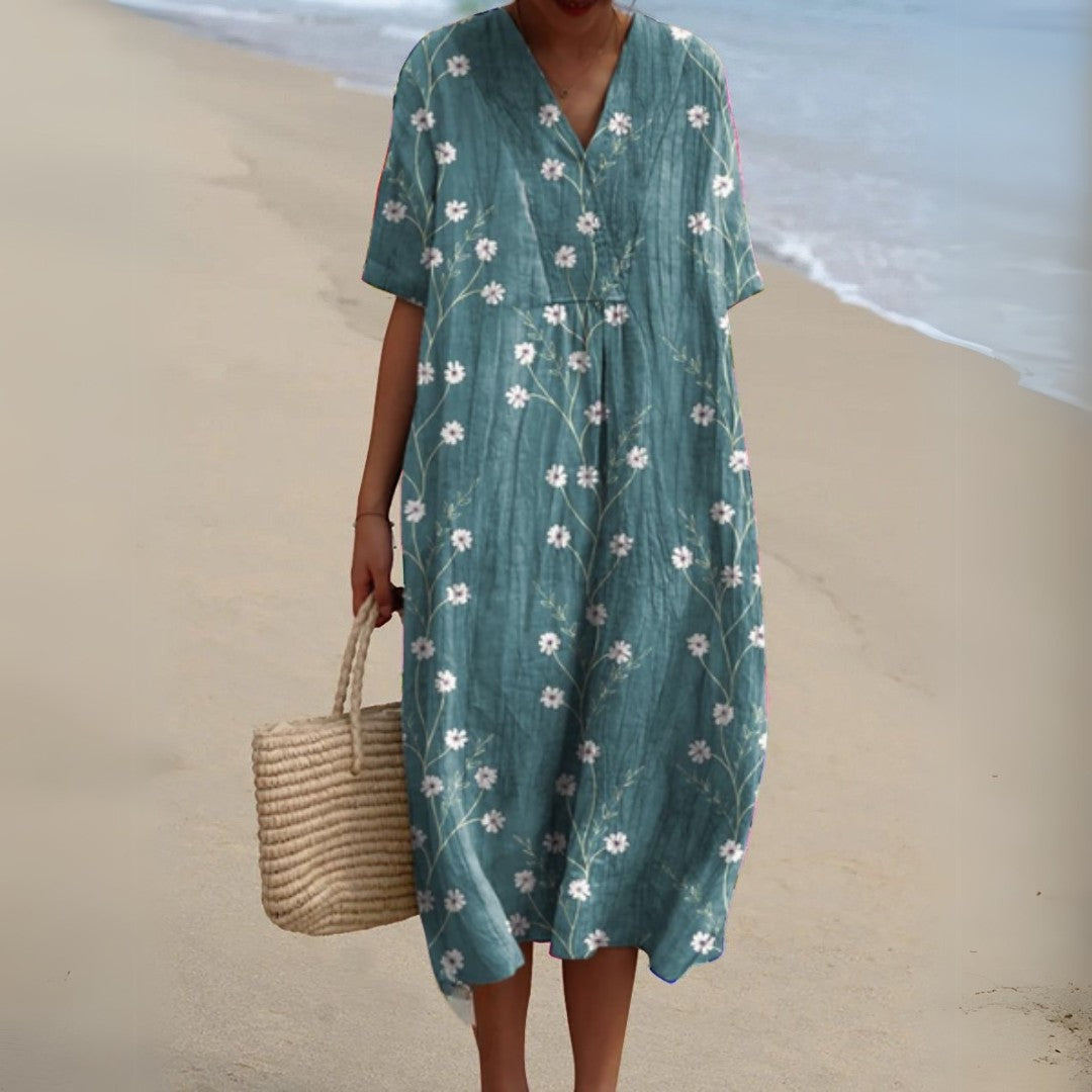 Women's Floral Summer Midi Dress