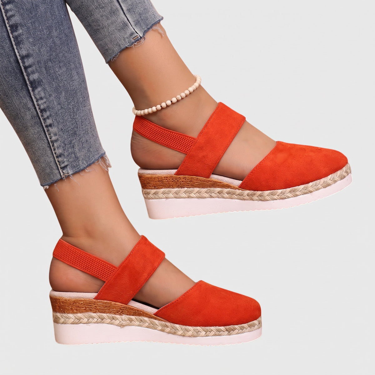 Women's Closed Toe Wedge Sandals