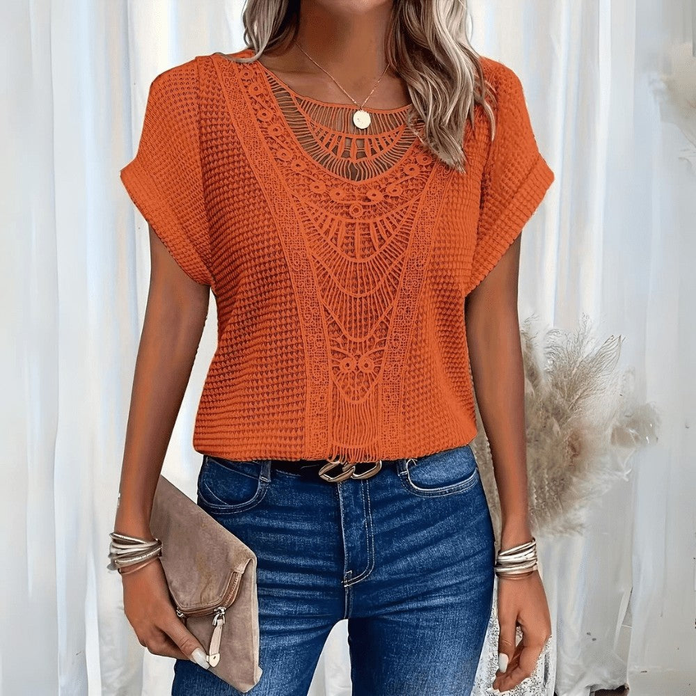 Women's Crochet Lace Top