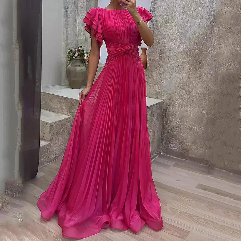 Elegantes Plissée-Abendkleid für Damen