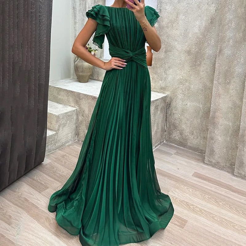 Elegantes Plissée-Abendkleid für Damen