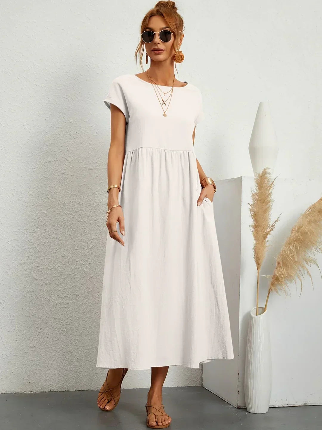 Elegantes Alltagskleid mit zeitlosem Design für Damen