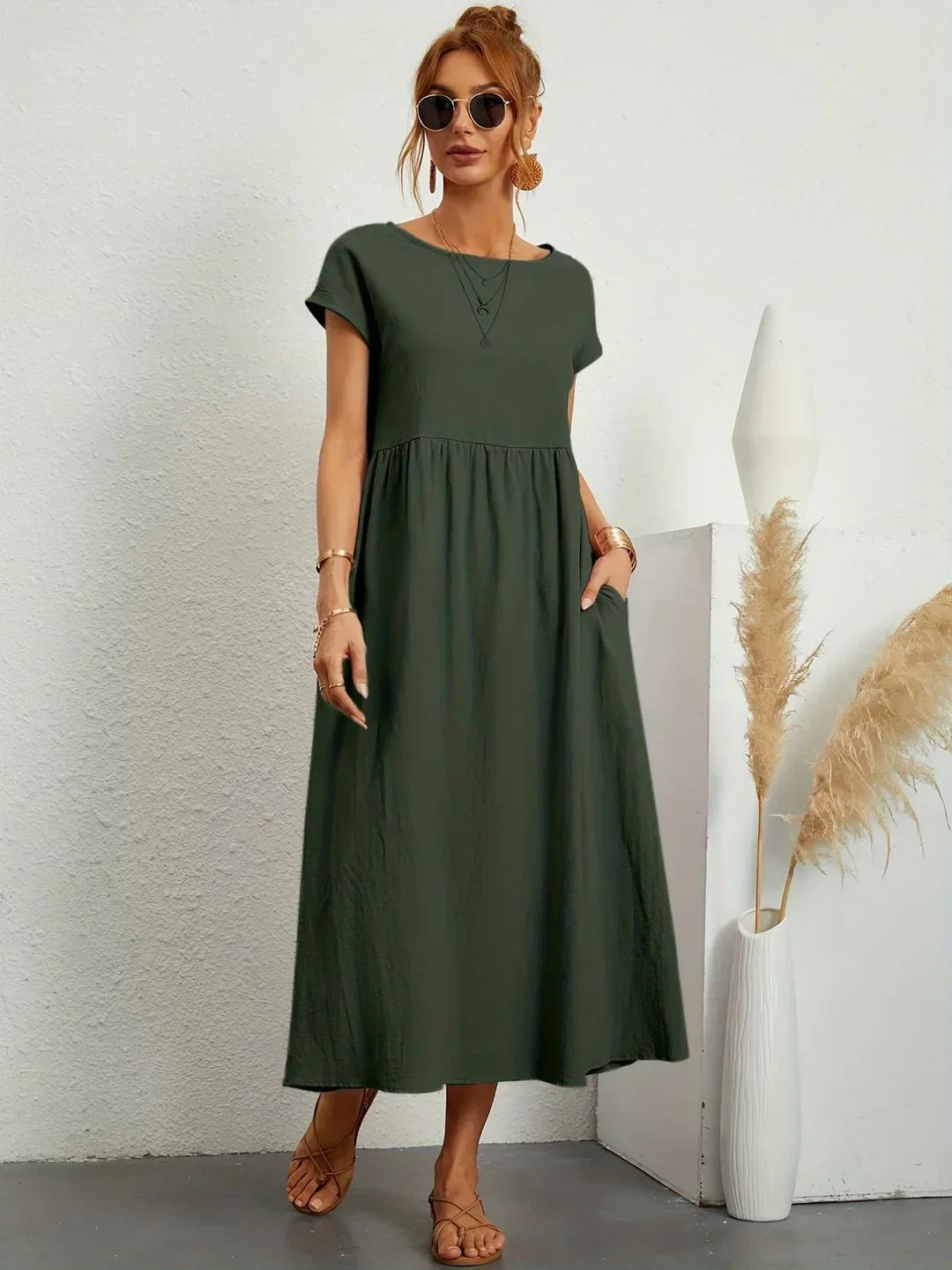 Elegantes Alltagskleid mit zeitlosem Design für Damen