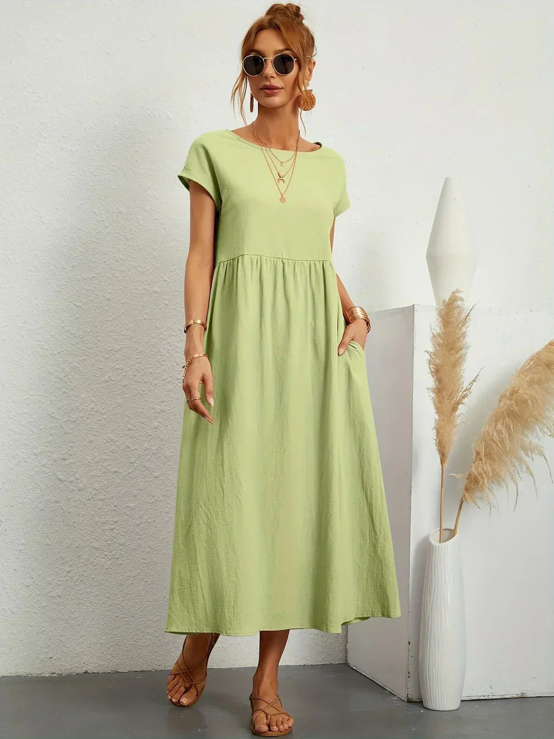 Elegantes Alltagskleid mit zeitlosem Design für Damen
