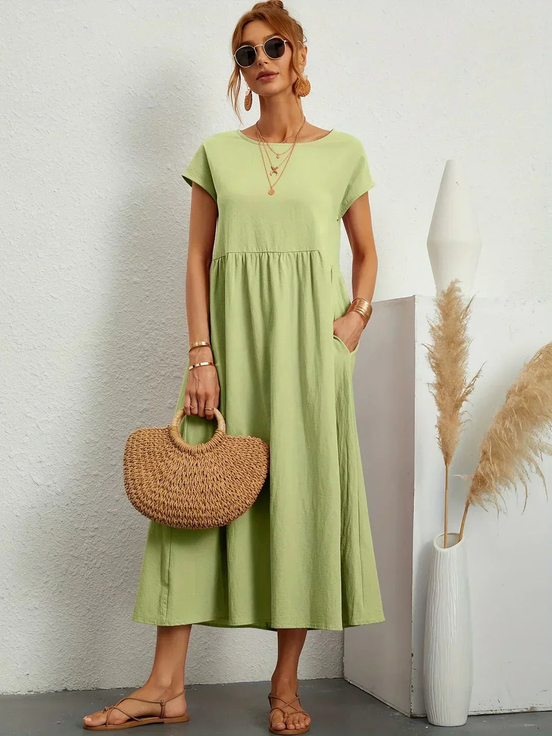Elegantes Alltagskleid mit zeitlosem Design für Damen