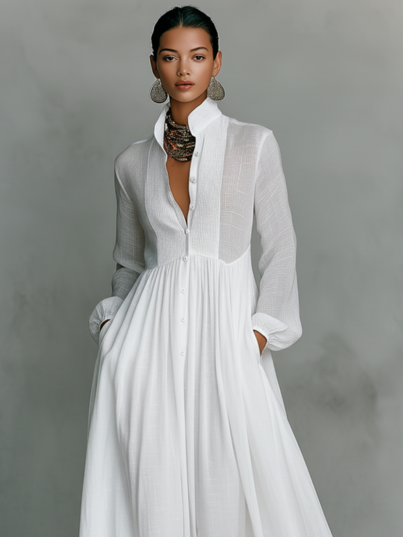 Elegantes Flow-Kleid mit fließender Silhouette