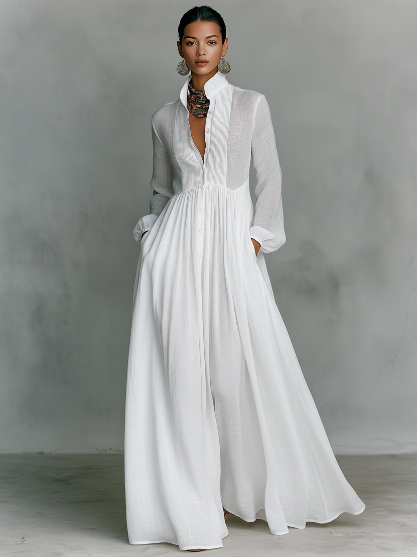 Elegantes Flow-Kleid mit fließender Silhouette