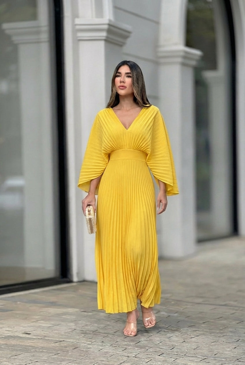 Stilvolles Kleid mit fließender Silhouette für Hochzeitsgäste