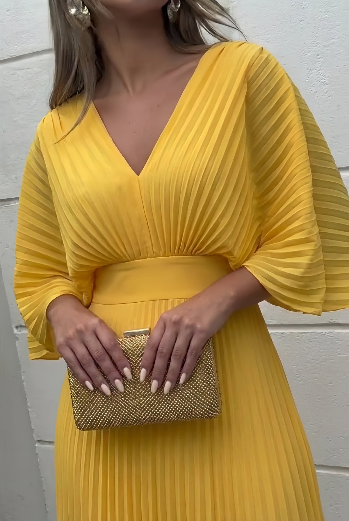 Stilvolles Kleid mit fließender Silhouette für Hochzeitsgäste