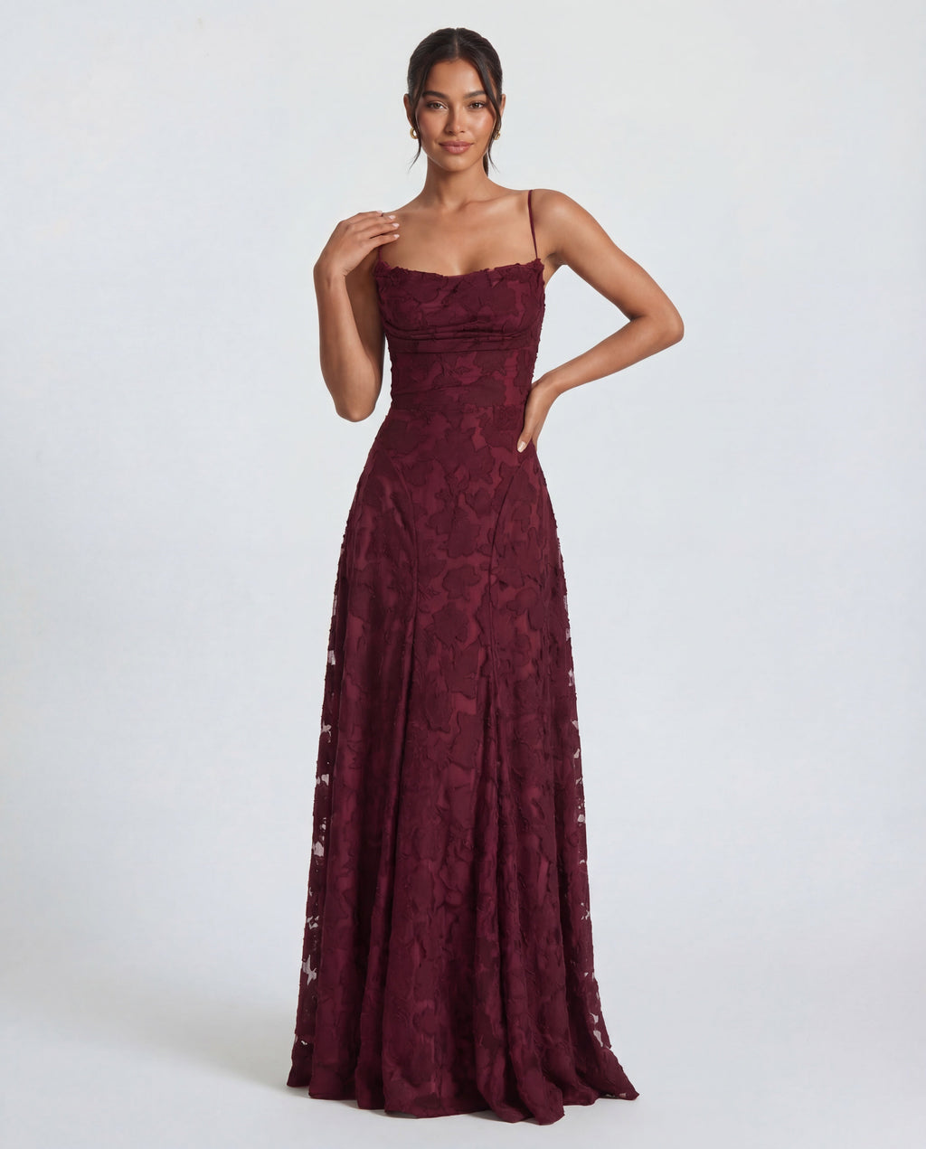 Stilvolles Maxikleid mit Blumenmuster