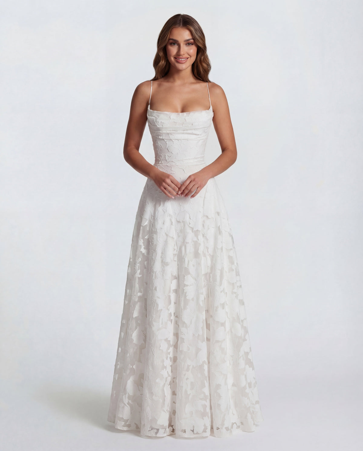 Stilvolles Maxikleid mit Blumenmuster