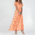 Elegantes Sommerkleid mit fließender Silhouette