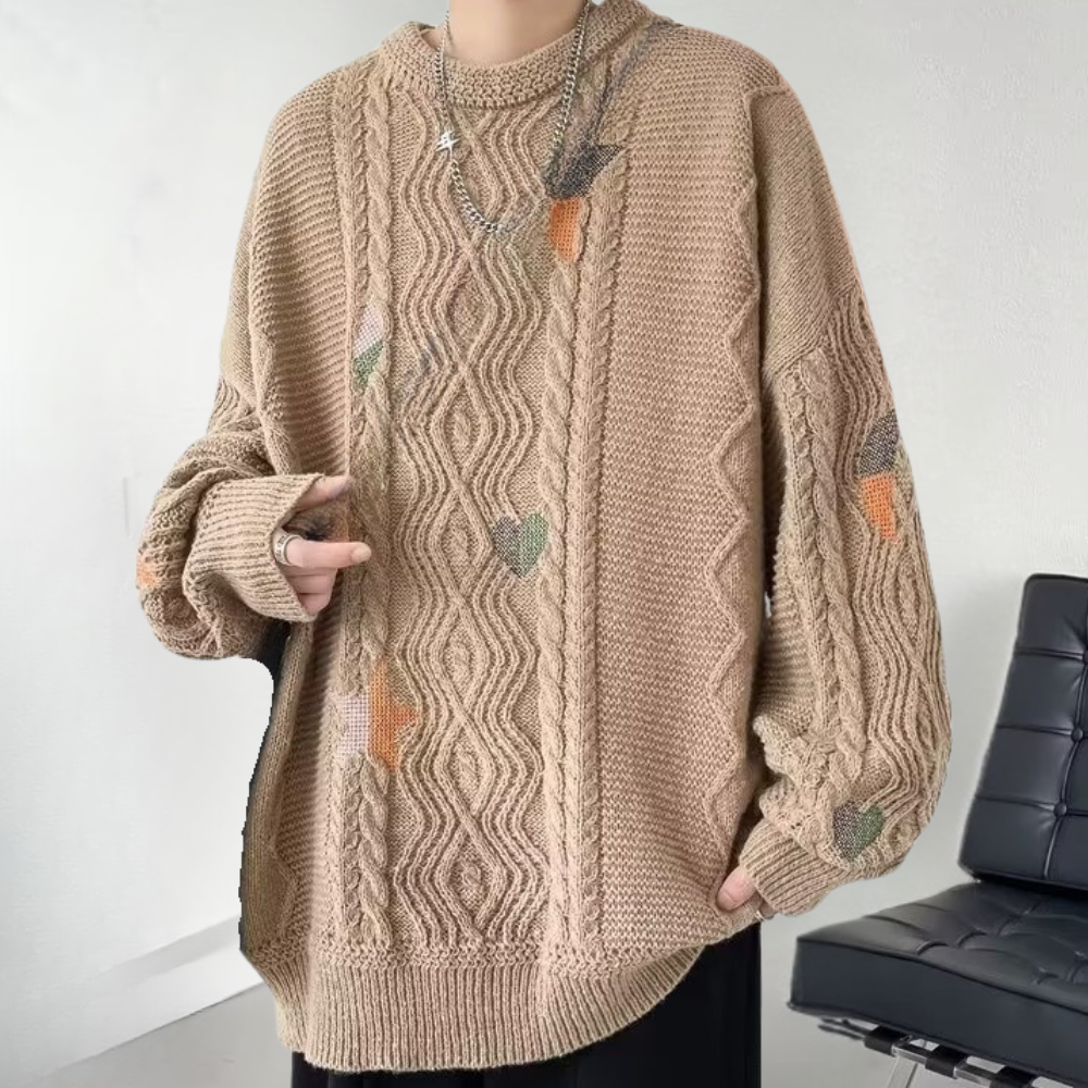 Felix | Lässiger Oversize-Herrenpullover Für Maximalen Komfort