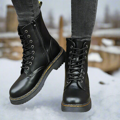 Marah | Stilvolle Und Bequeme Winterstiefel Im Martin-Stil