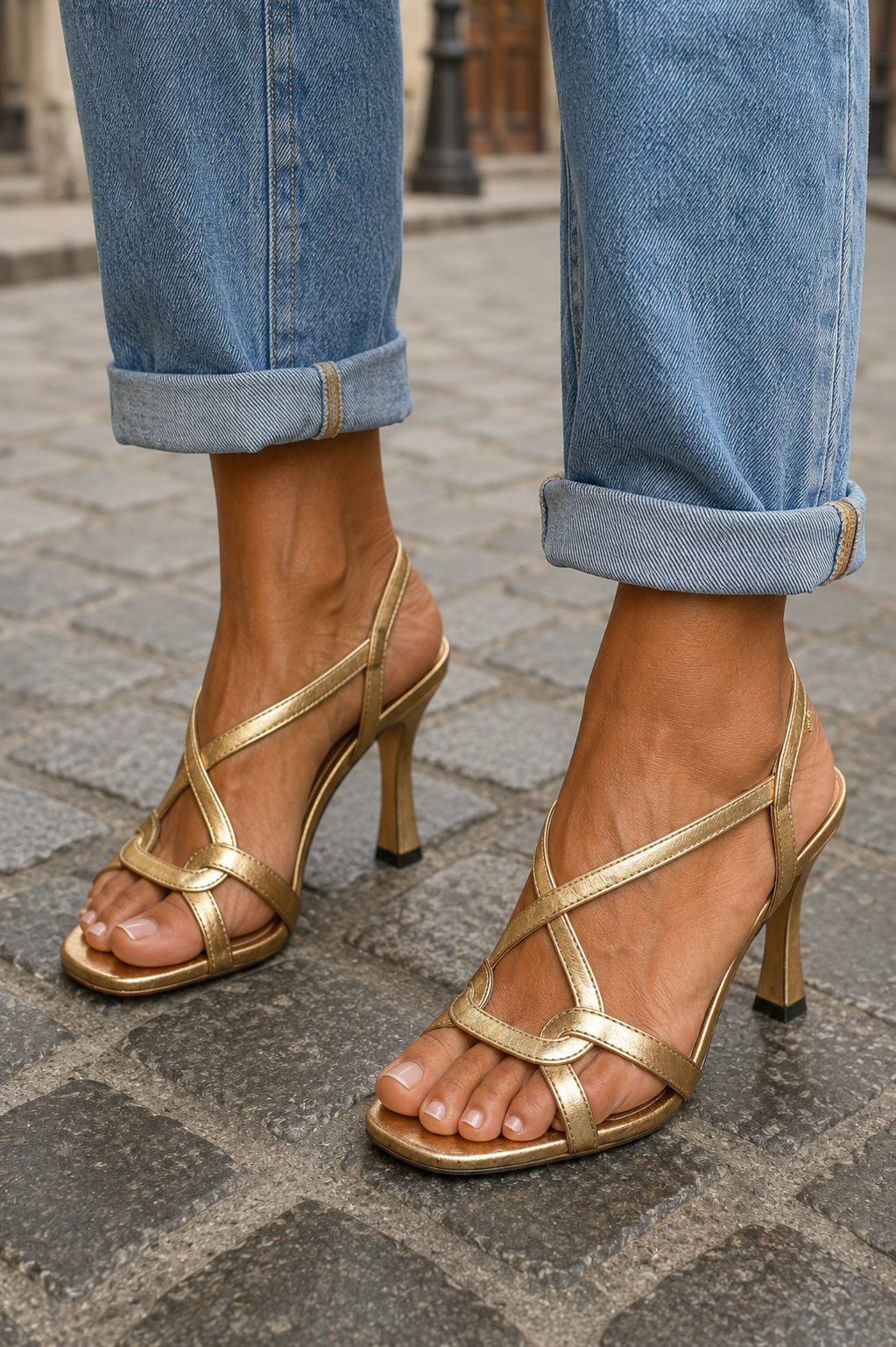Women's Strappy Stiletto Sandals