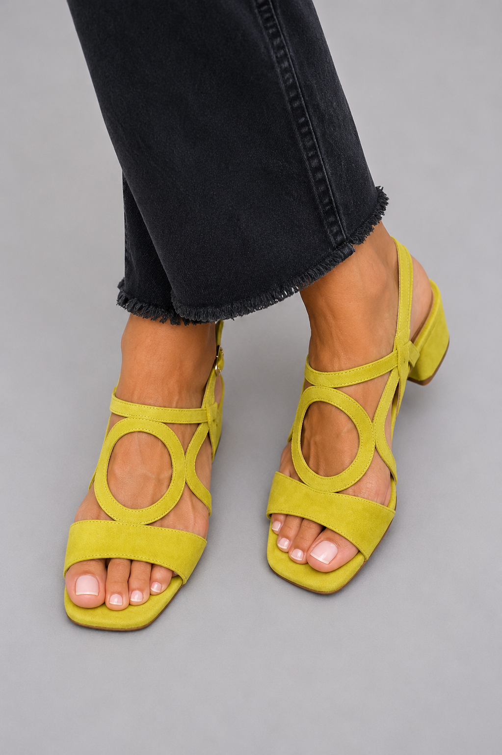 Women's Open Toe Block Heel Sandals