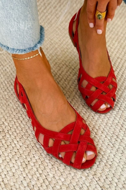Women's Woven Slip On Sandals