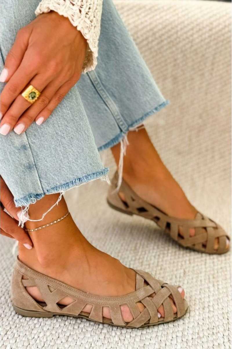 Women's Woven Slip On Sandals