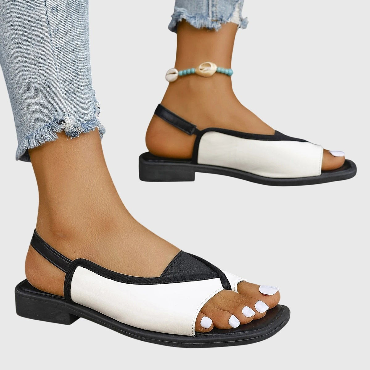 Women's Flat Toe Loop Sandals