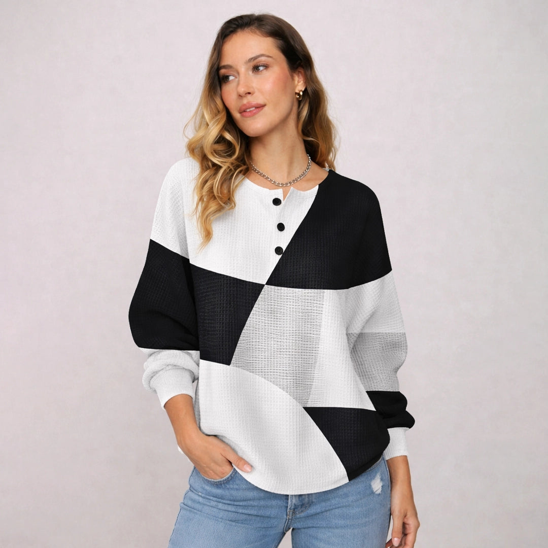 Waffelstrick Damenpullover Greta